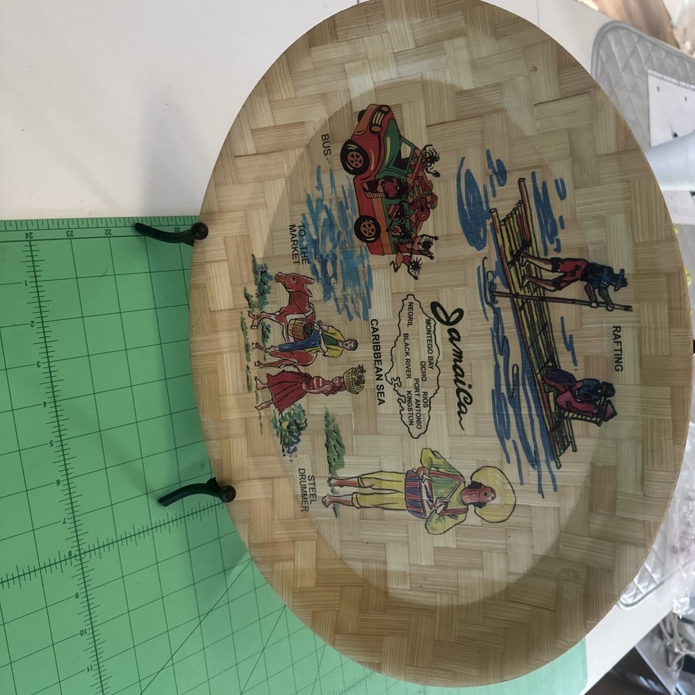 Bamboo Serving Tray Jamaica 12 By 16